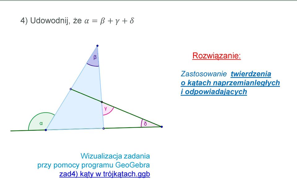 odpowiadających Wizualizacja zadania przy