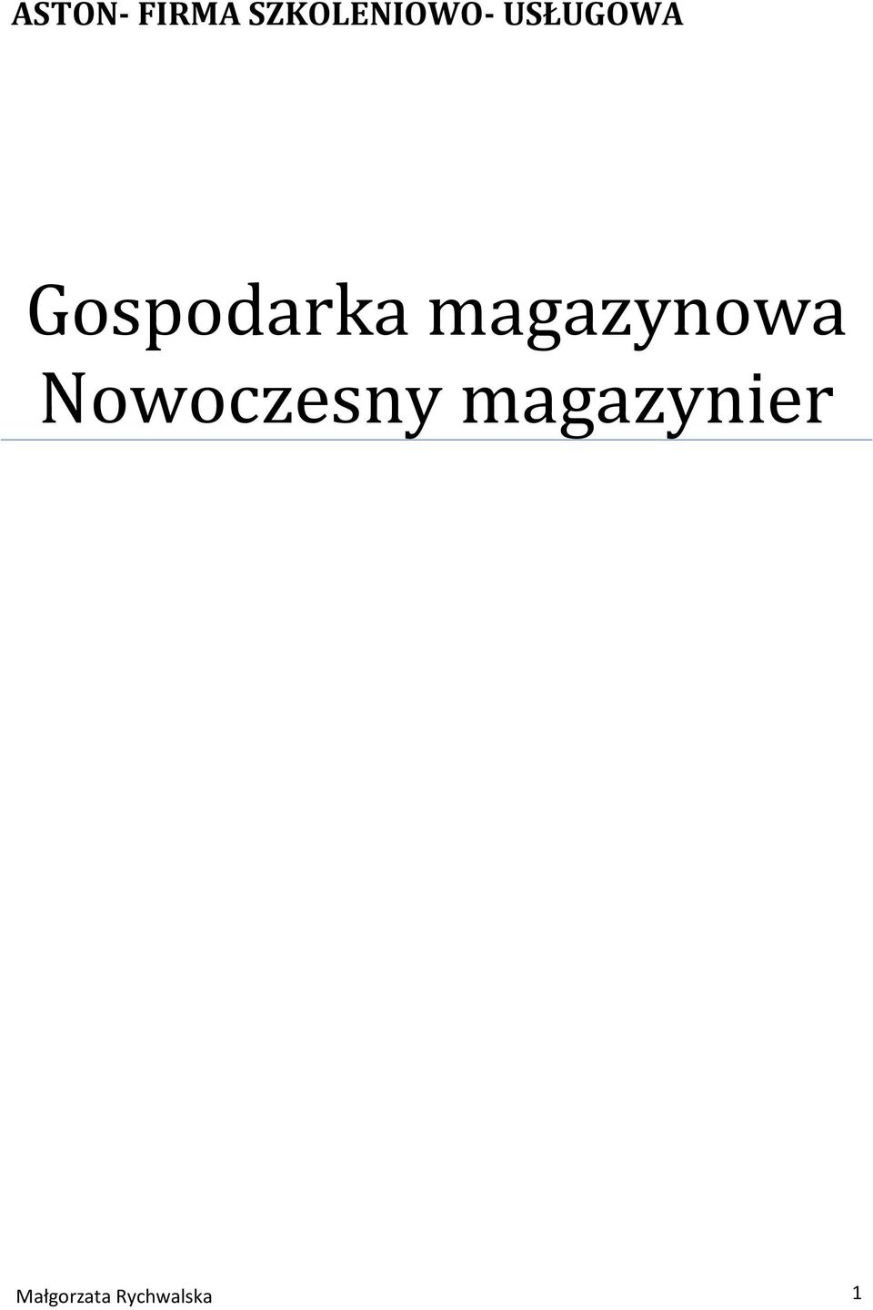 magazynowa Nowoczesny