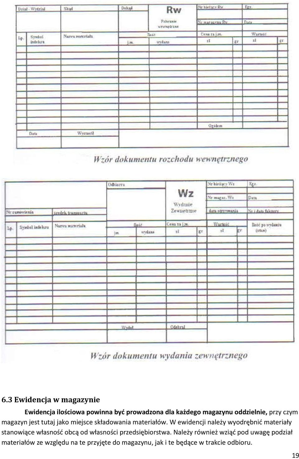 W ewidencji należy wyodrębnić materiały stanowiące własność obcą od własności przedsiębiorstwa.