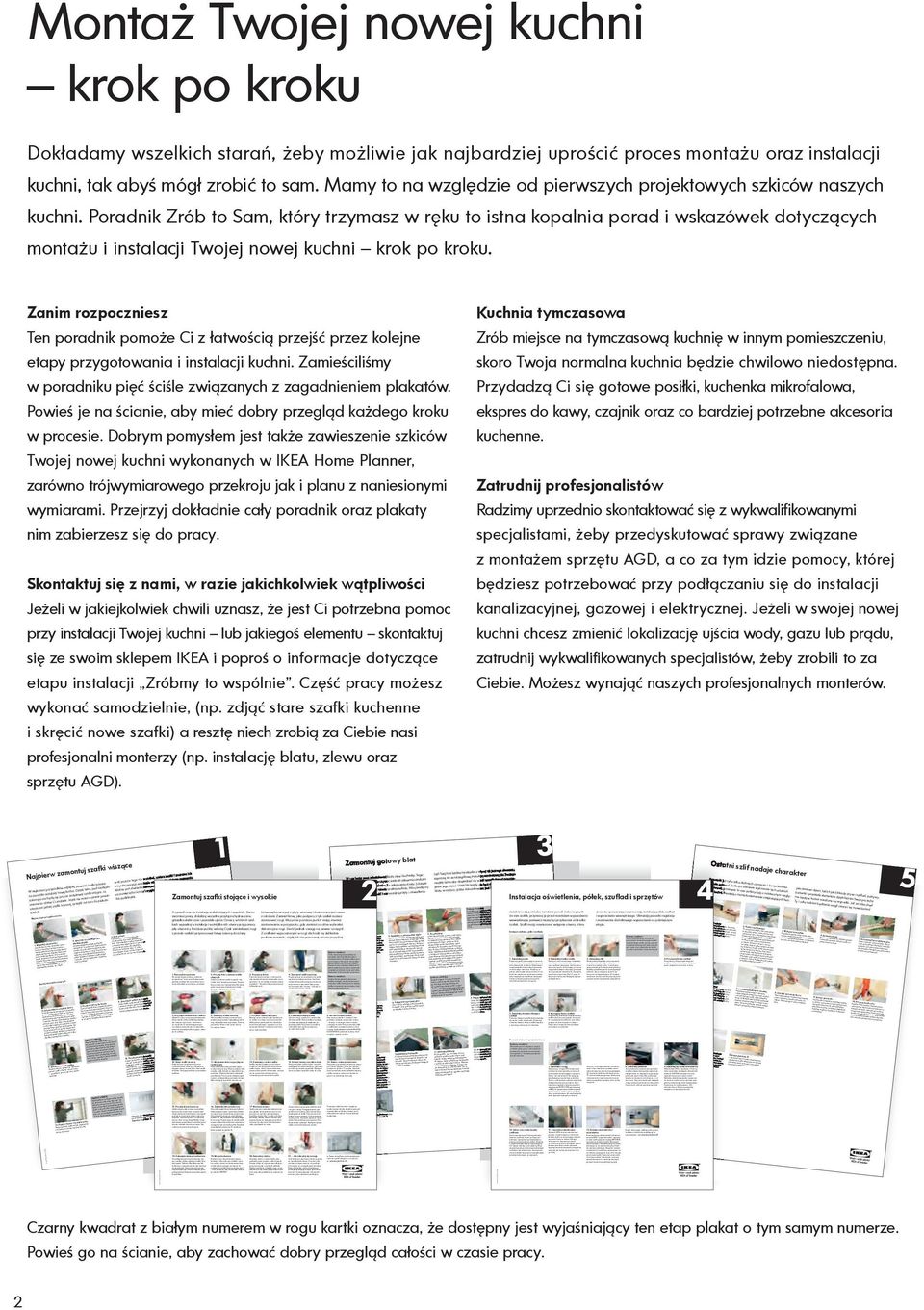 Poradnik Zrób to Sam, który trzymasz w ręku to istna kopalnia porad i wskazówek dotyczących montażu i instalacji Twojej nowej kuchni krok po kroku.