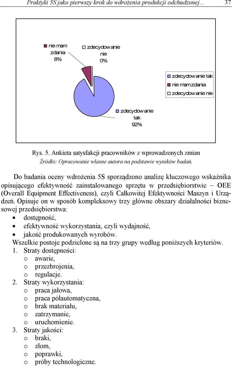 Efektywności Maszyn i Urządzeń.