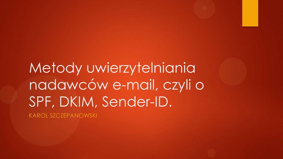 nadawców e-mail, czyli