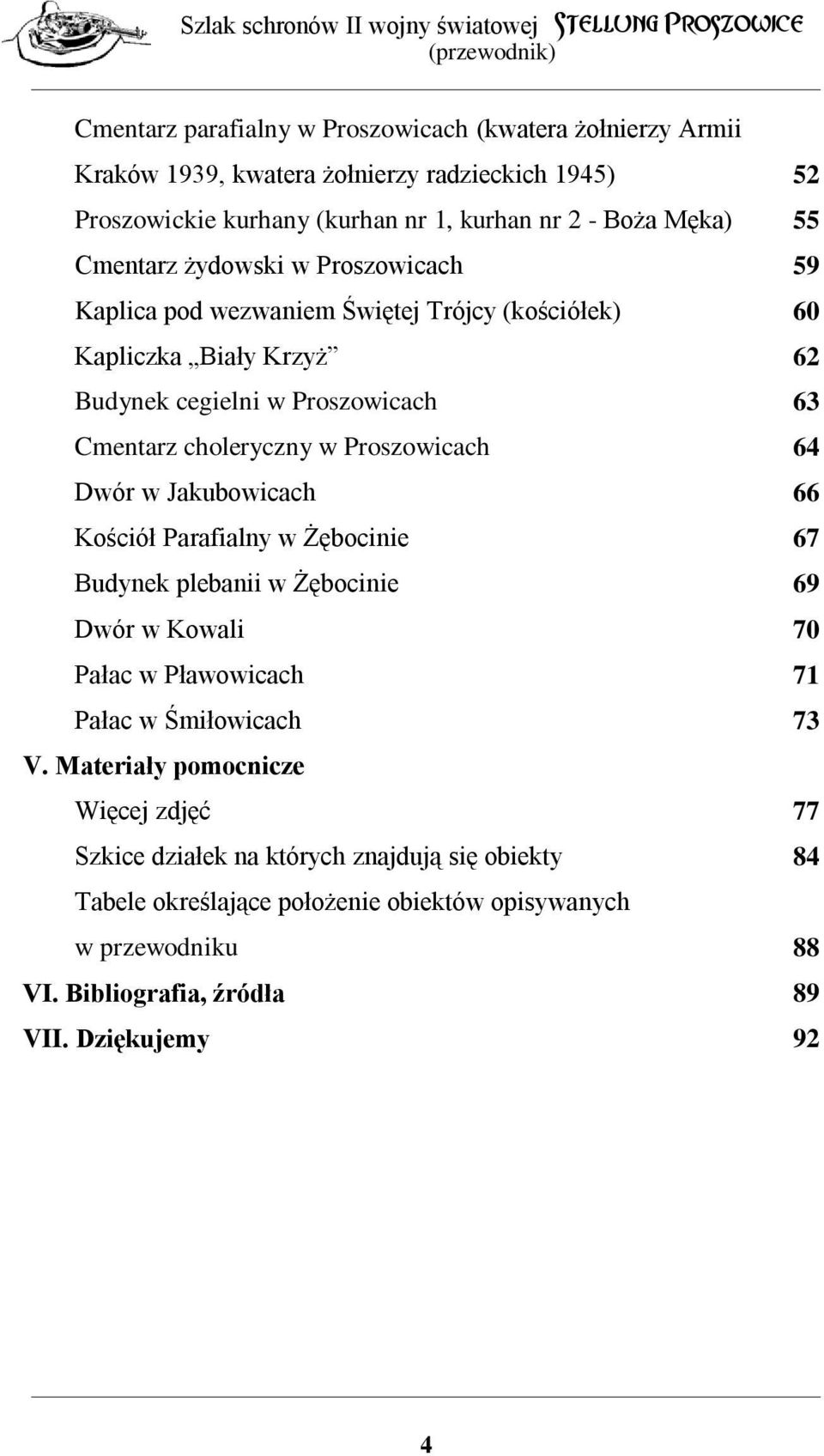 Proszowicach 64 Dwór w Jakubowicach 66 Kościół Parafialny w Żębocinie 67 Budynek plebanii w Żębocinie 69 Dwór w Kowali 70 Pałac w Pławowicach 71 Pałac w Śmiłowicach 73 V.