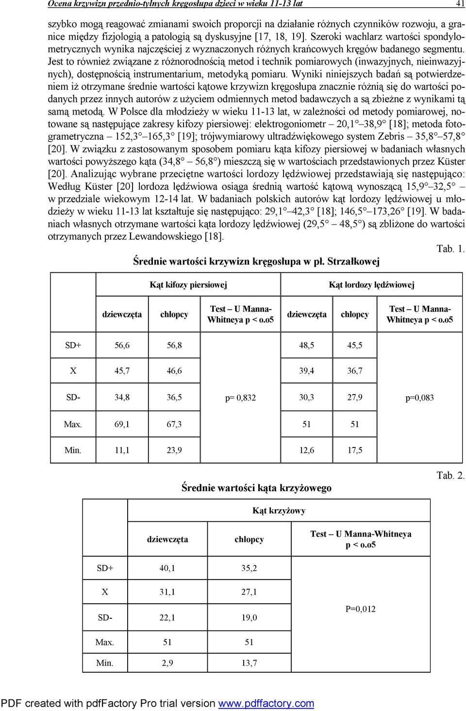 Jest to również związane z różnorodnością metod i technik pomiarowych (inwazyjnych, nieinwazyjnych), dostępnością instrumentarium, metodyką pomiaru.