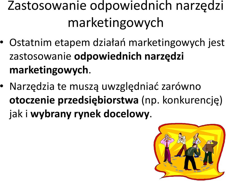 narzędzi marketingowych.