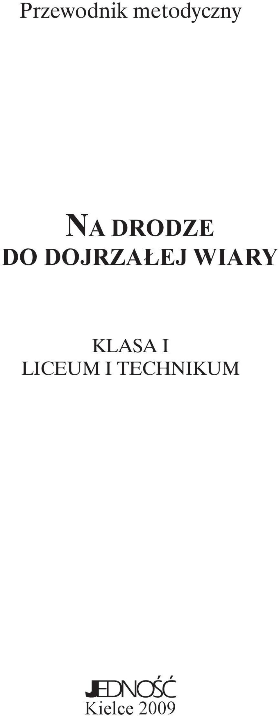 WIARY KLASA I LICEUM I