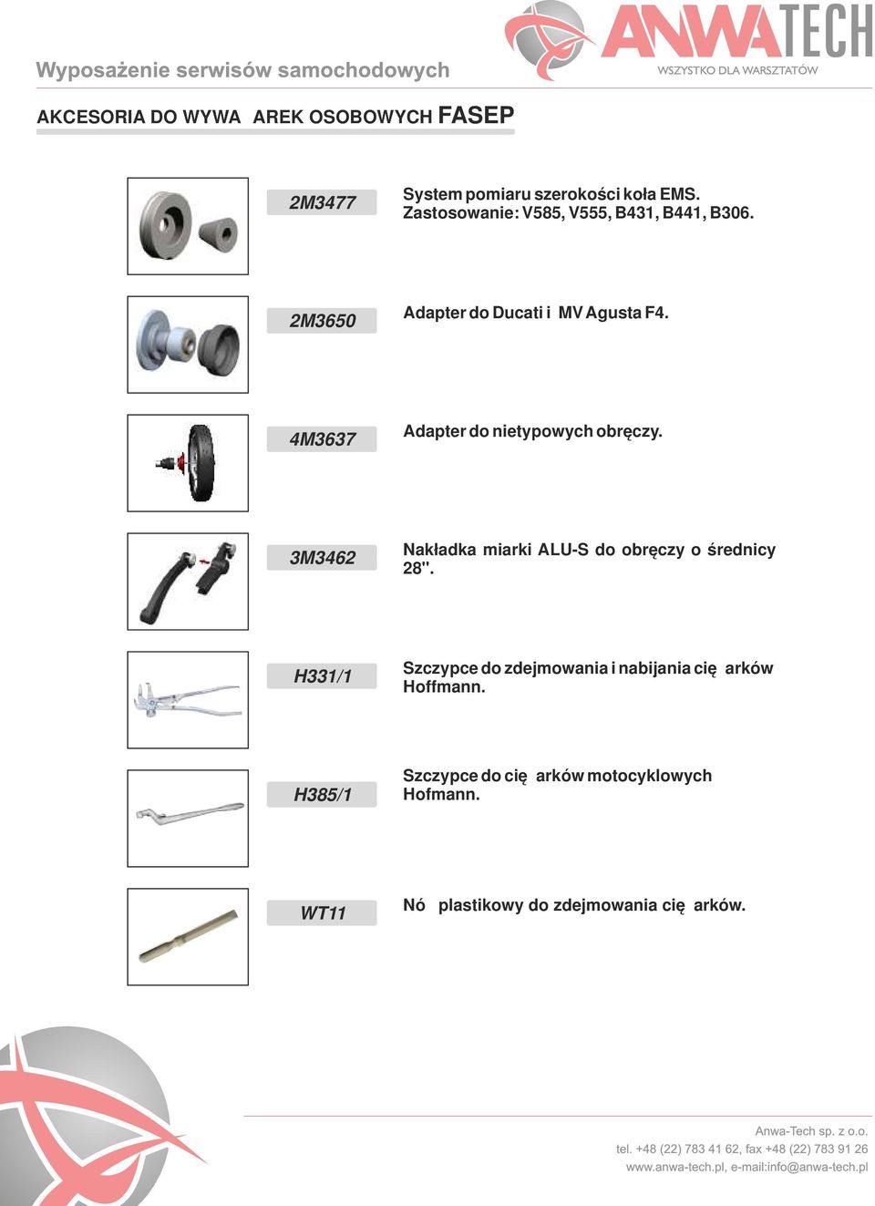 4M3637 Adapter do nietypowych obręczy. 3M3462 Nakładka miarki ALU-S do obręczy o średnicy 28".