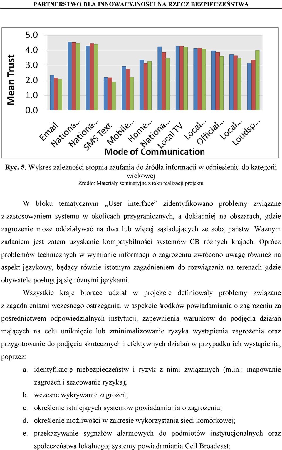 problemy związane z zastosowaniem systemu w okolicach przygranicznych, a dokładniej na obszarach, gdzie zagrożenie może oddziaływać na dwa lub więcej sąsiadujących ze sobą państw.