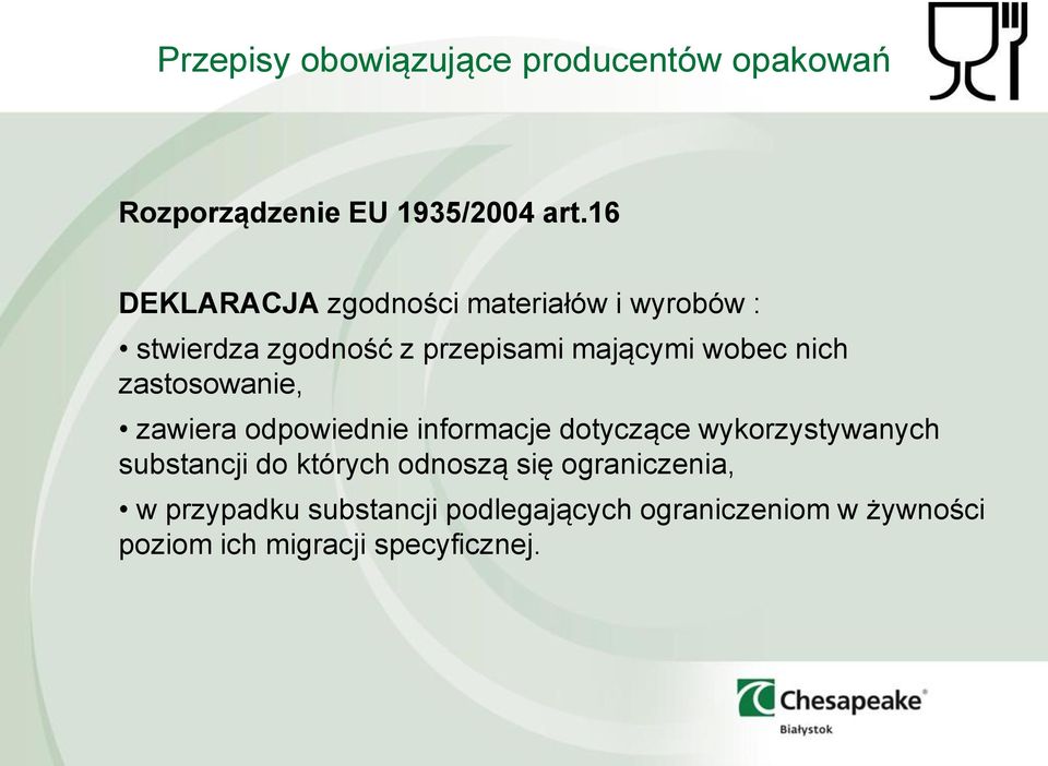 mającymi wobec nich zastosowanie, zawiera odpowiednie informacje dotyczące