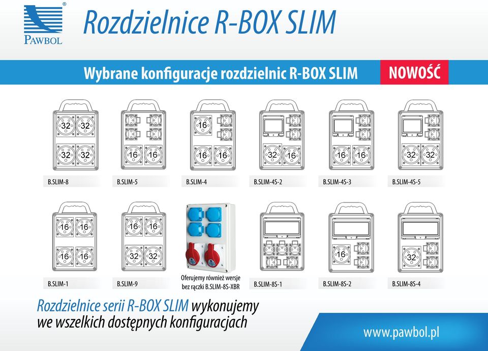 również wersje bez rączki B.