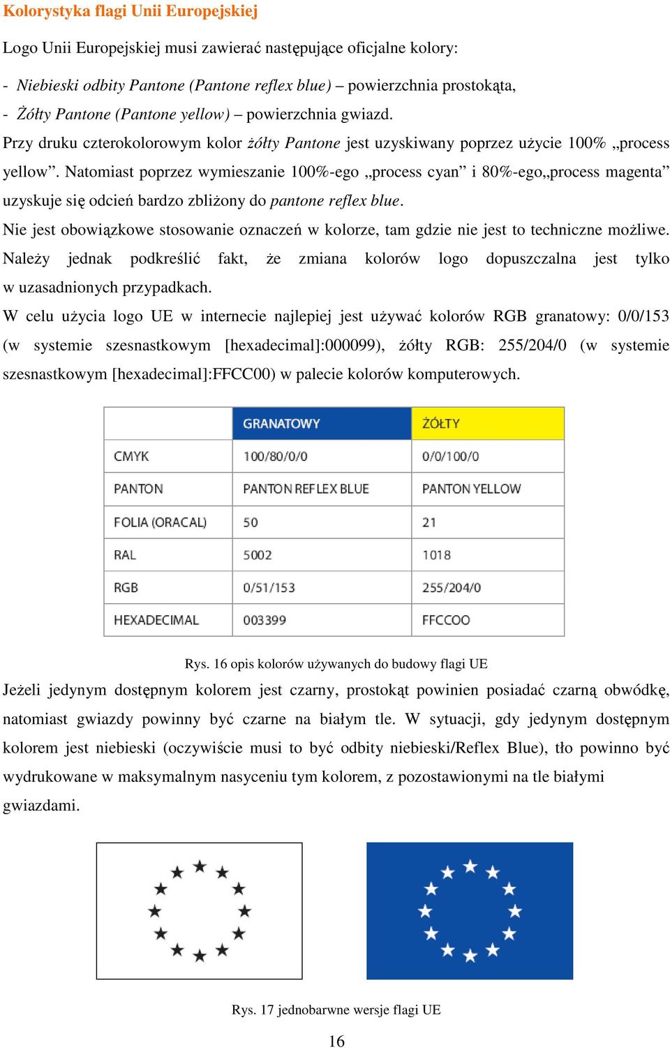 Natomiast poprzez wymieszanie 100%-ego process cyan i 80%-ego process magenta uzyskuje się odcień bardzo zbliŝony do pantone reflex blue.