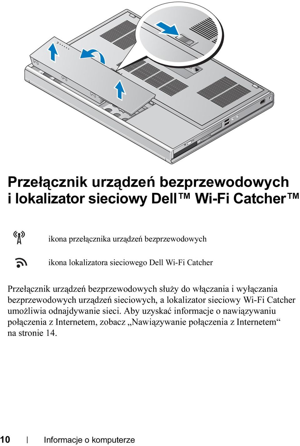 bezprzewodowych urządzeń sieciowych, a lokalizator sieciowy Wi-Fi Catcher umożliwia odnajdywanie sieci.