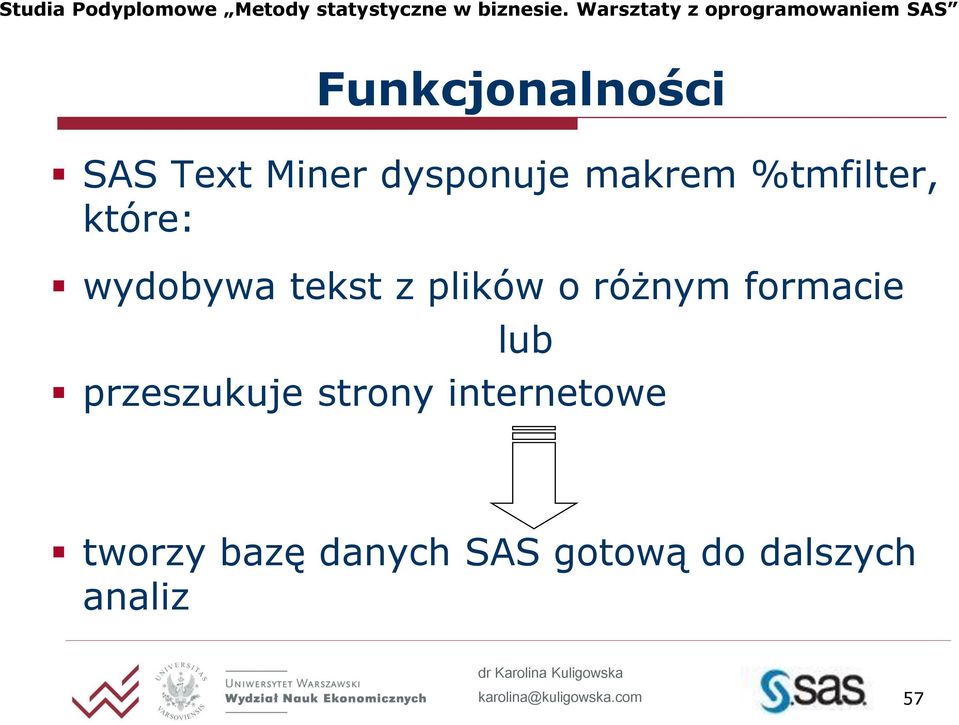 różnym formacie lub przeszukuje strony