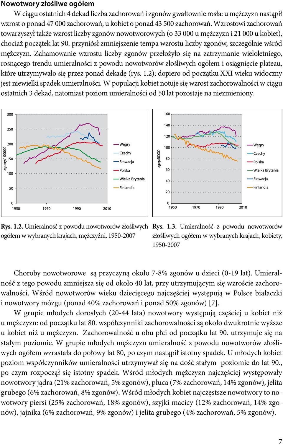 przyniósł zmniejszenie tempa wzrostu liczby zgonów, szczególnie wśród mężczyzn.