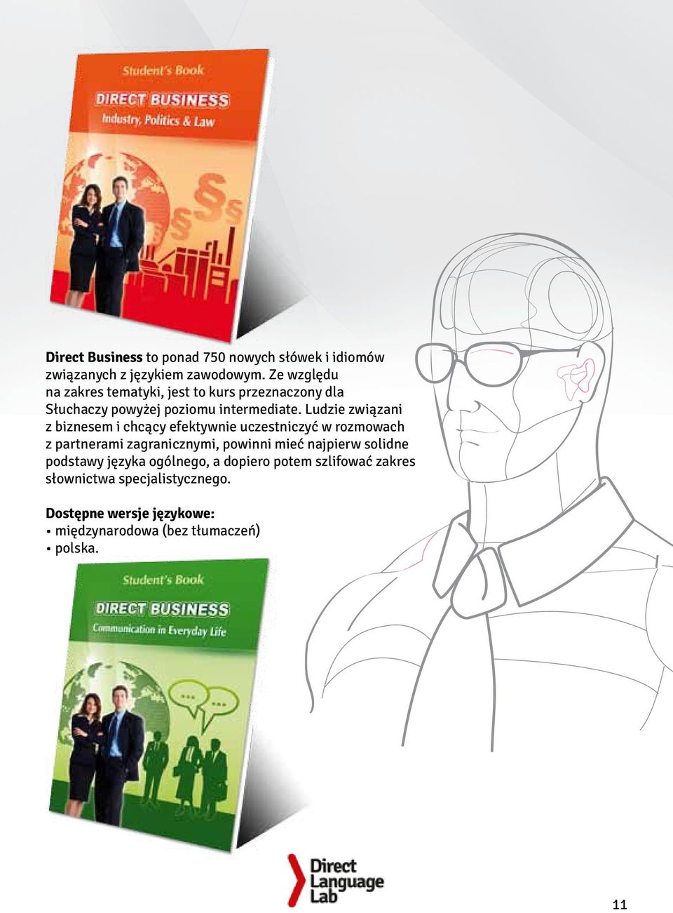 Ludzie związani z biznesem i chcący efektywnie uczestniczyć w rozmowach z partnerami zagranicznymi, powinni mieć