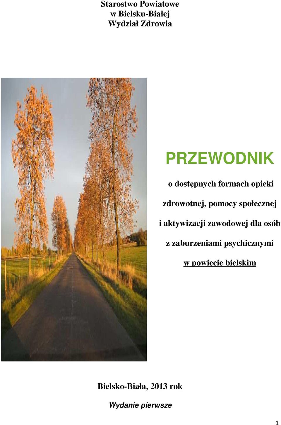 społecznej i aktywizacji zawodowej dla osób z zaburzeniami