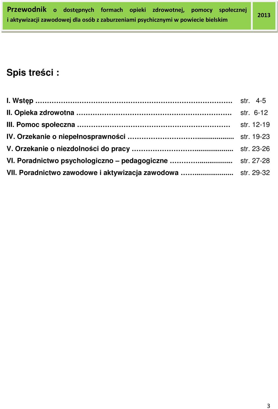 Orzekanie o niezdolności do pracy... str. 23-26 VI.