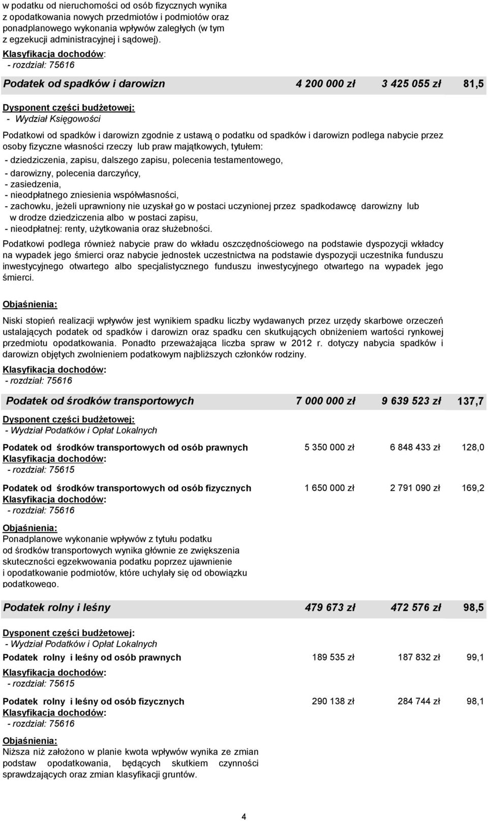 przez osoby fizyczne własności rzeczy lub praw majątkowych, tytułem: - dziedziczenia, zapisu, dalszego zapisu, polecenia testamentowego, - darowizny, polecenia darczyńcy, - zasiedzenia, -