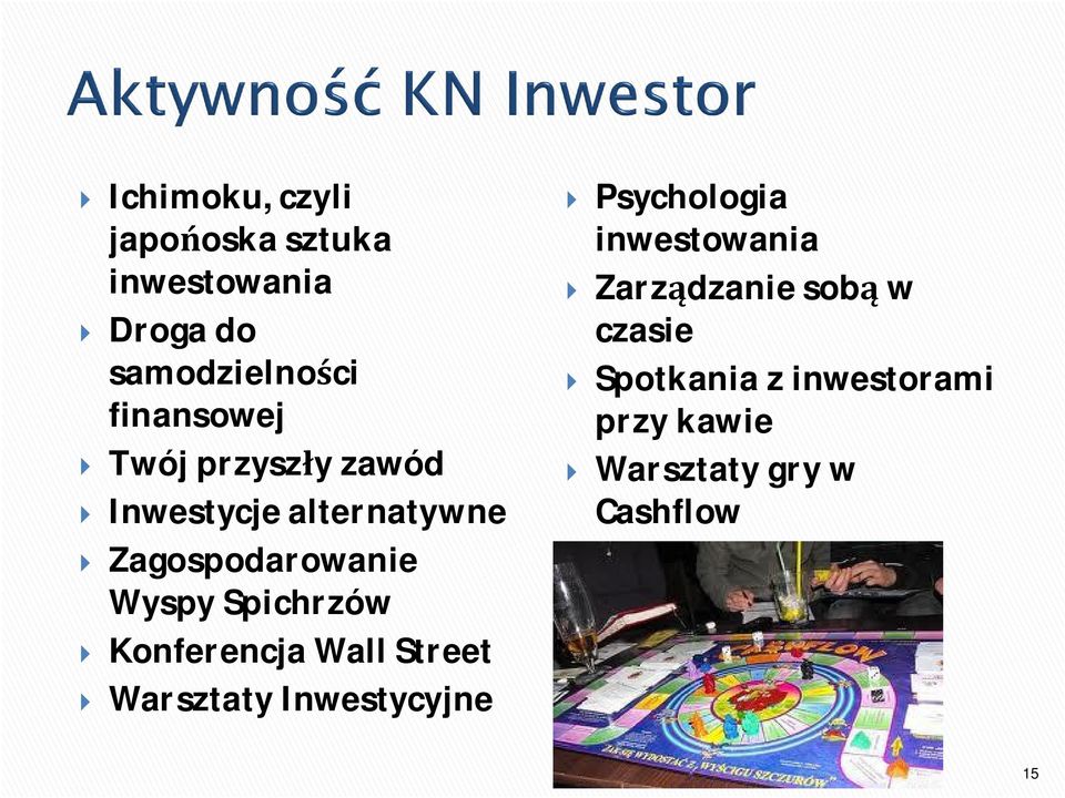 Konferencja Wall Street Warsztaty Inwestycyjne Psychologia inwestowania