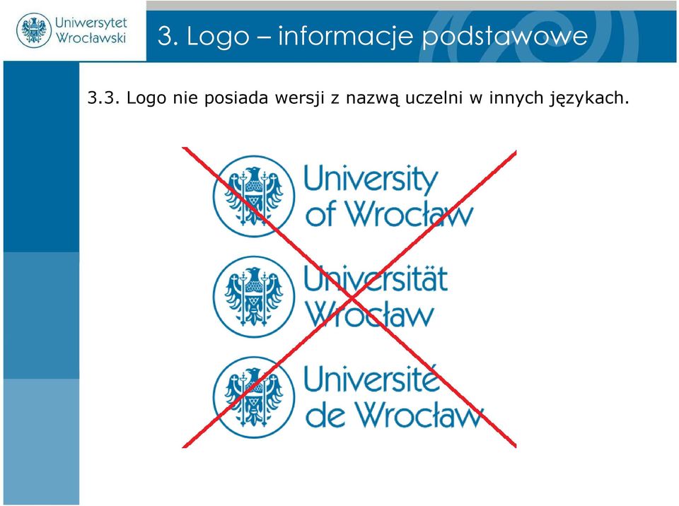 3. Logo nie posiada