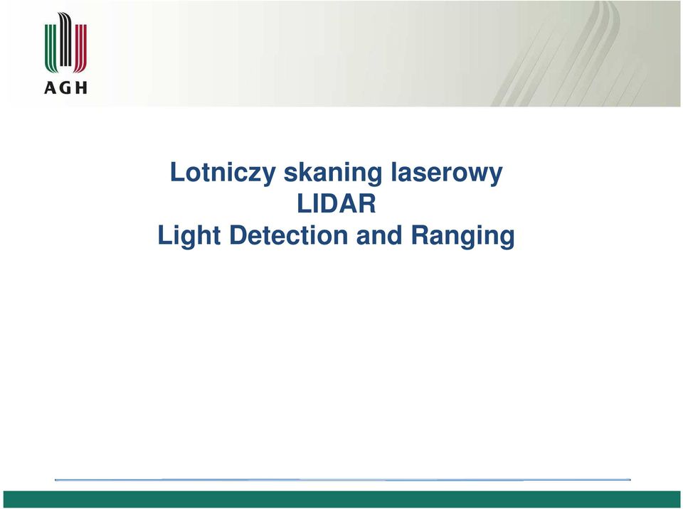 laserowy LIDAR