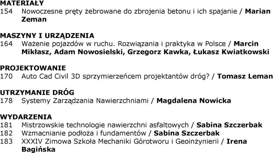 sprzymierzeńcem projektantów dróg?