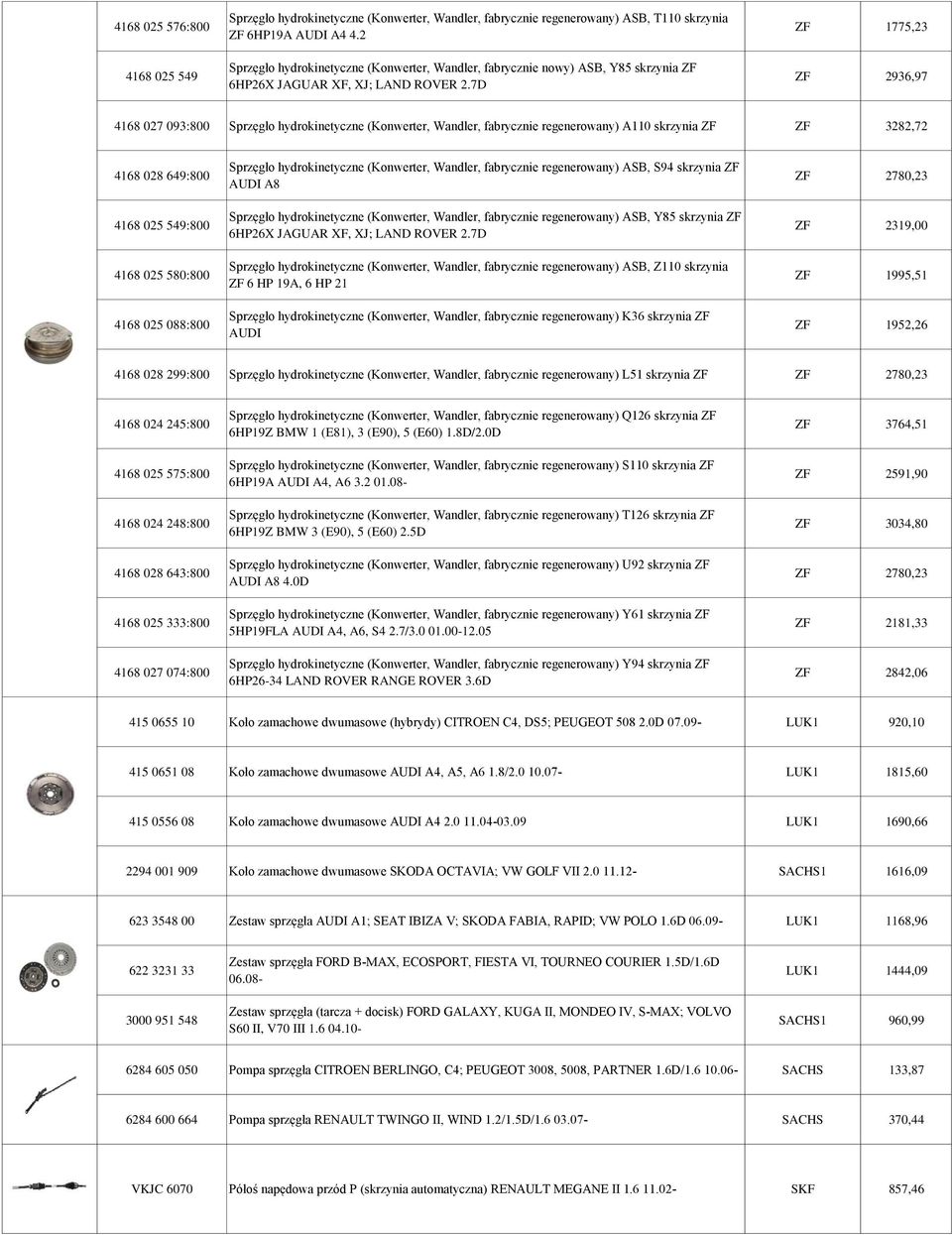 7D ZF 1775,23 ZF 2936,97 4168 027 093:800 Sprzęgło hydrokinetyczne (Konwerter, Wandler, fabrycznie regenerowany) A110 skrzynia ZF ZF 3282,72 4168 028 649:800 4168 025 549:800 4168 025 580:800 4168