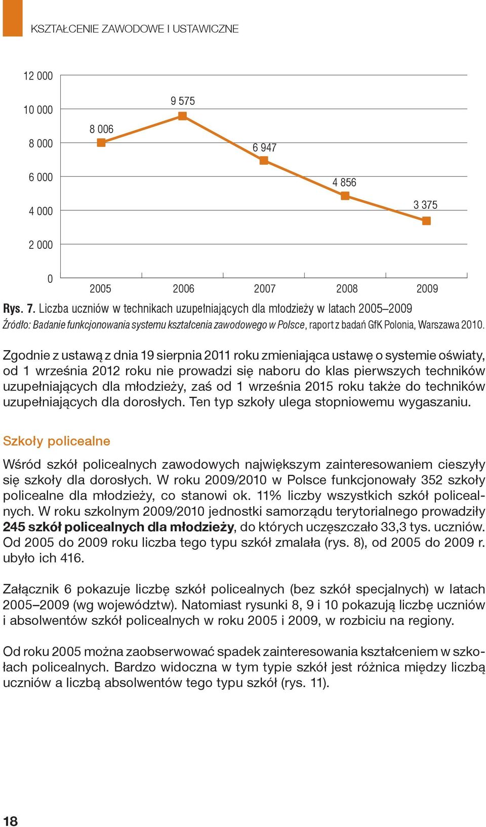 się naboru do klas pierwszych techników uzupełniających dla młodzieży, zaś od 1 września 2015 roku także do techników uzupełniających dla dorosłych. Ten typ szkoły ulega stopniowemu wygaszaniu.