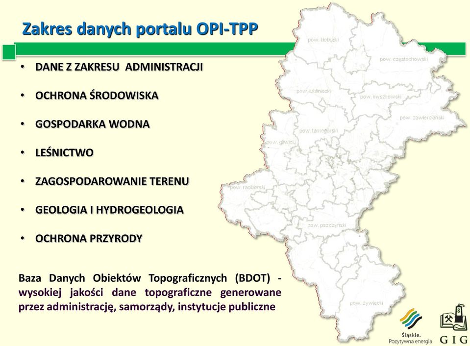 OCHRONA PRZYRODY Baza Danych Obiektów Topograficznych (BDOT) - wysokiej