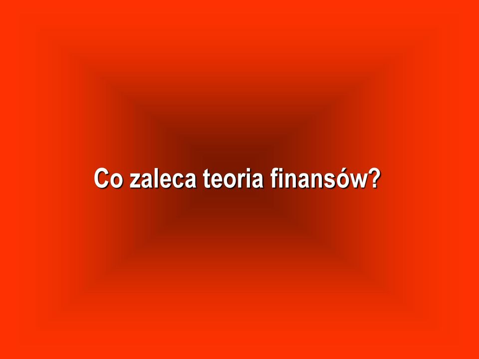 finansów?