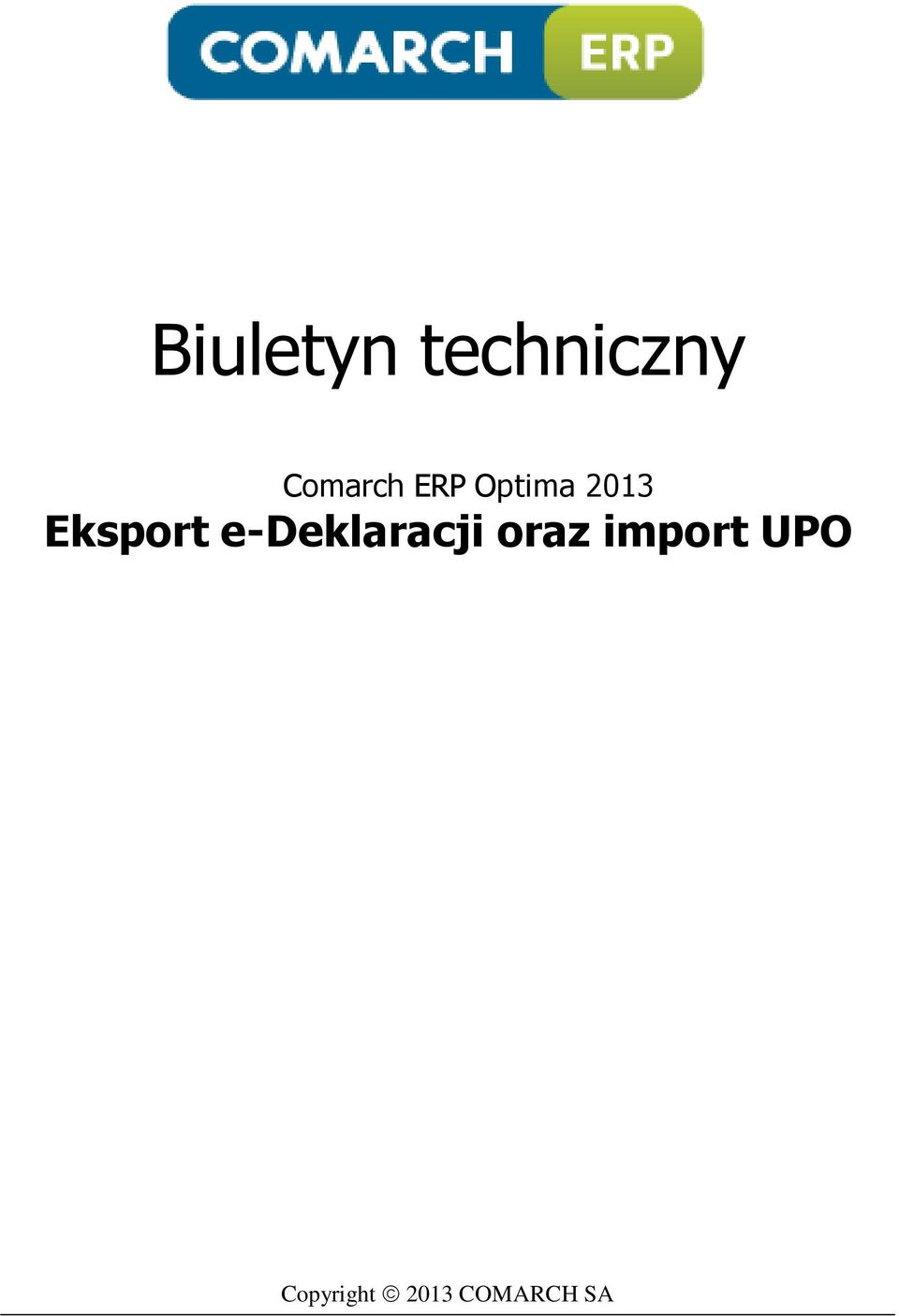 Eksport e-deklaracji oraz