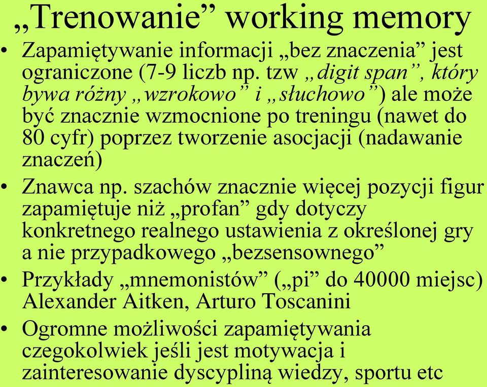 (nadawanie znaczeń) Znawca np.