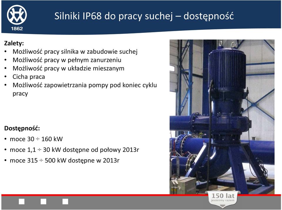 mieszanym Cicha praca Możliwość zapowietrzania pompy pod koniec cyklu pracy