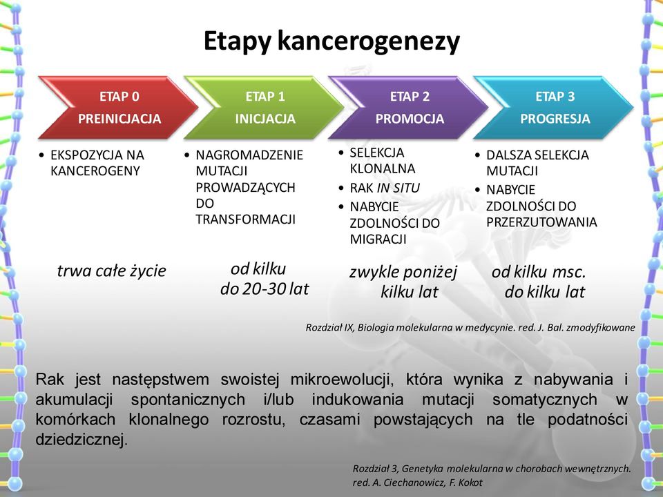 do kilku lat Rozdział IX, Biologia molekularna w medycynie. red. J. Bal.