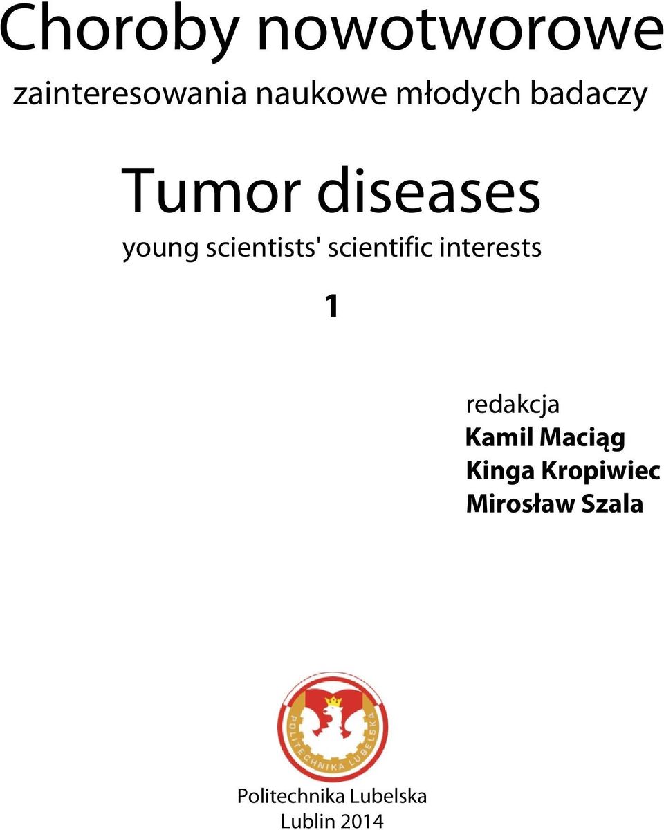 scientific interests 1 redakcja Kamil Maciąg Kinga