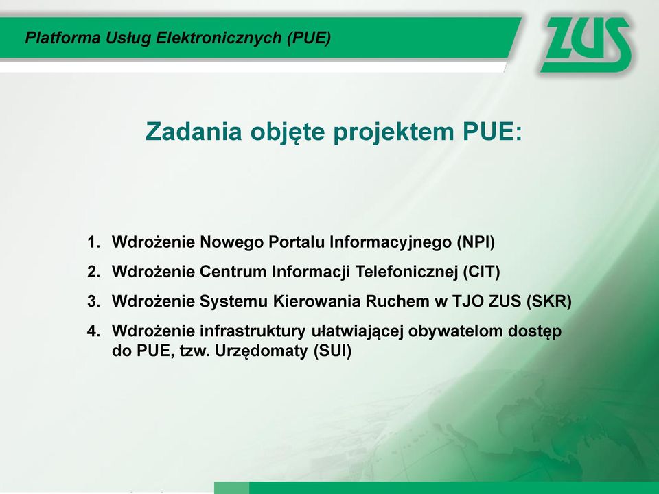 Wdrożenie Centrum Informacji Telefonicznej (CIT) 3.