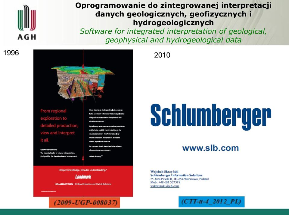 hydrogeologicznych Software for integrated