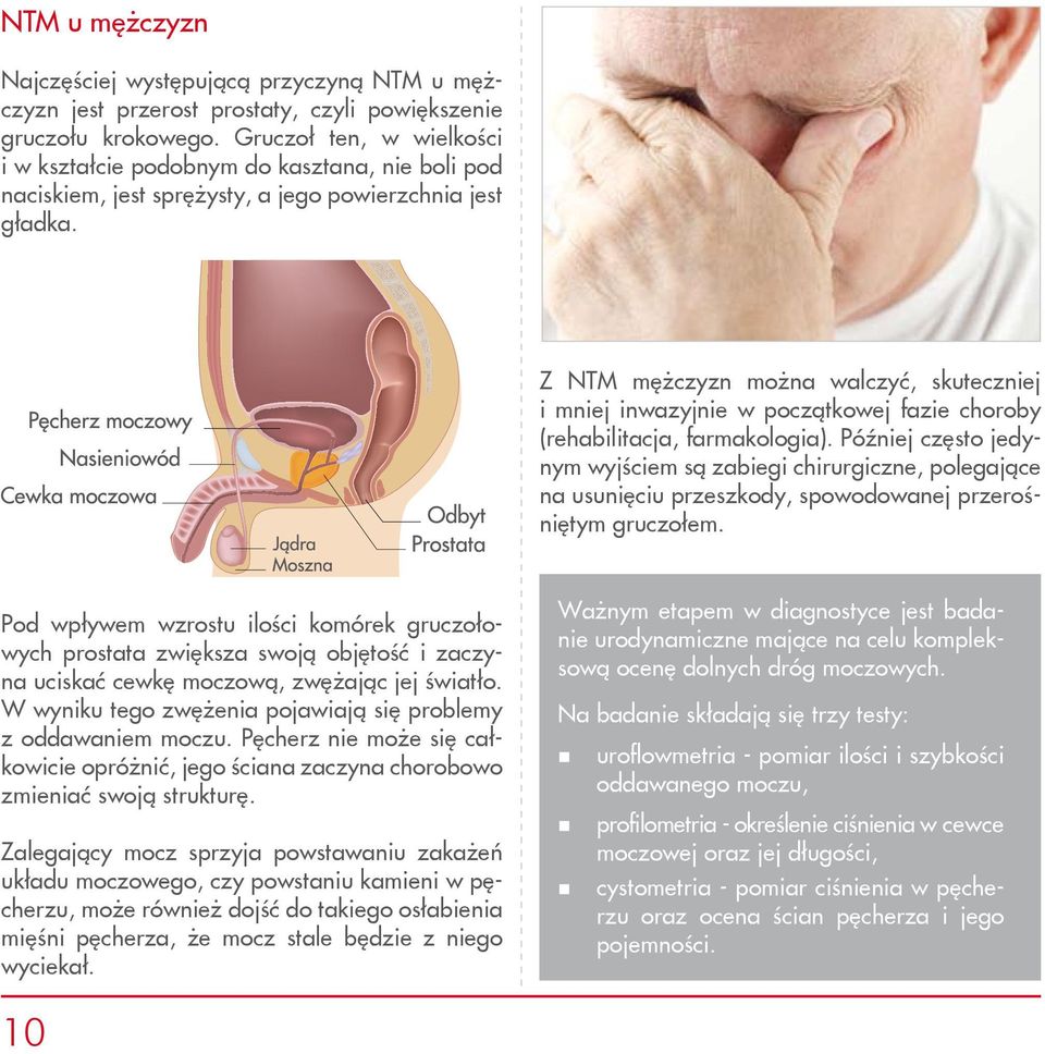 Z NTM mężczyzn można walczyć, skuteczniej i mniej inwazyjnie w początkowej fazie choroby (rehabilitacja, farmakologia).