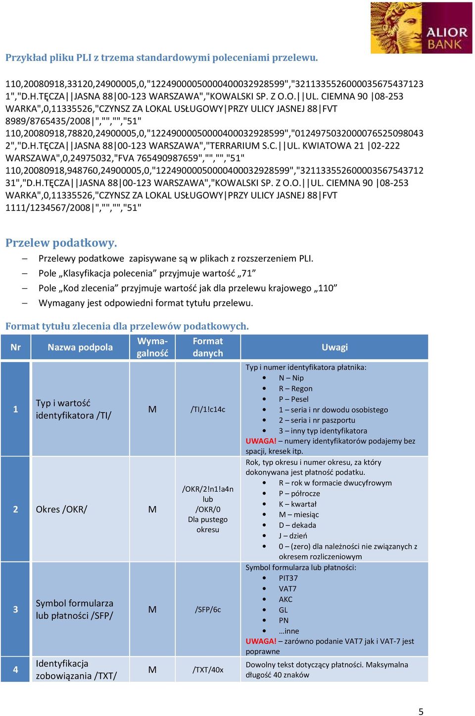 CIEMNA 90 08-253 WARKA",0,11335526,"CZYNSZ ZA LOKAL USŁUGOWY PRZY ULICY JASNEJ 88 FVT 8989/8765435/2008 ","","","51"