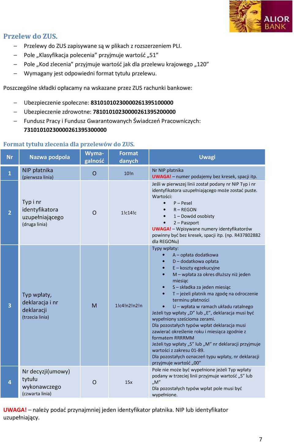 Poszczególne składki opłacamy na wskazane przez ZUS rachunki bankowe: Ubezpieczenie społeczne: 83101010230000261395100000 Ubezpieczenie zdrowotne: 78101010230000261395200000 Fundusz Pracy i Fundusz