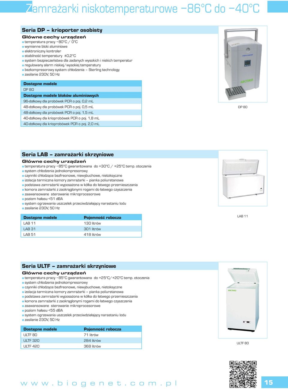 bloków aluminiowych 96-dołkowy dla probówek PCR o poj. 0,2 ml 48-dołkowy dla probówek PCR o poj. 0,5 ml 48-dołkowy dla probówek PCR o poj. 1,5 ml 40-dołkowy dla krioprobówek PCR o poj.