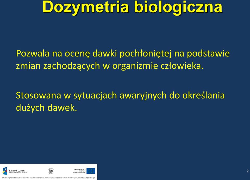 zachodzących w organizmie człowieka.