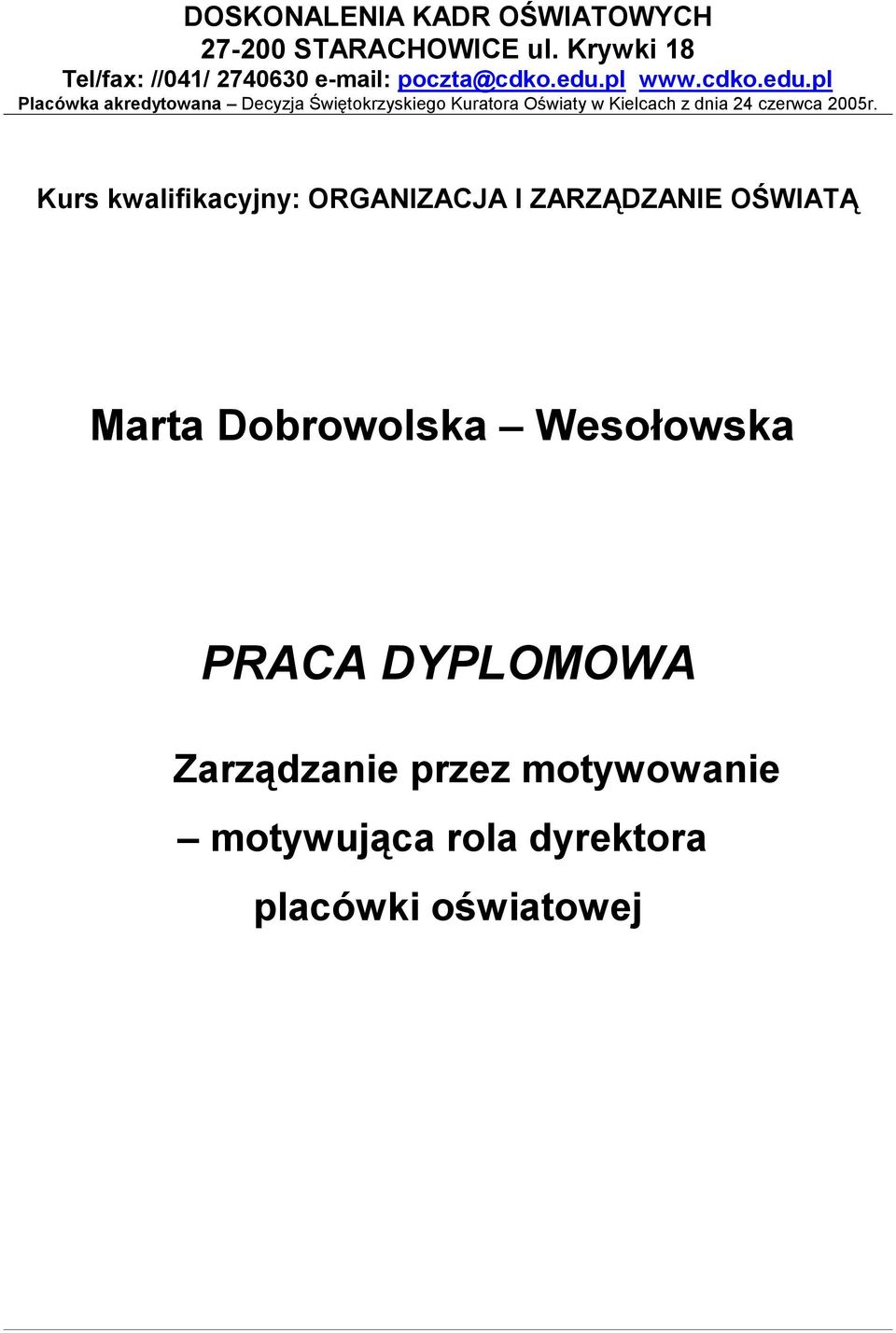 pl www.cdko.edu.