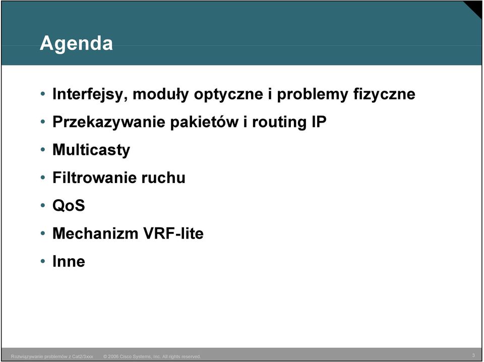 pakietów i routing IP Multicasty