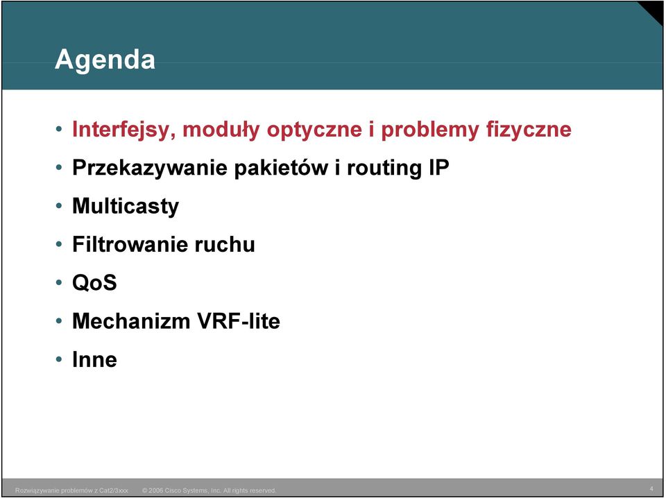 pakietów i routing IP Multicasty