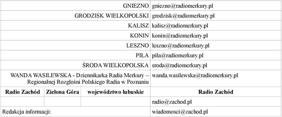 pl ŚRODA WIELKOPOLSKA sroda@radiomerkury.