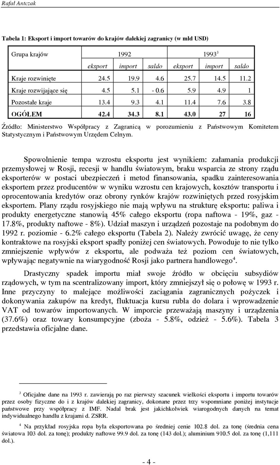 0 27 16 ród³o: Ministerstwo Wspó³pracy z Zagranic¹ w porozumieniu z Pañstwowym Komitetem Statystycznym i Pañstwowym Urzêdem Celnym.