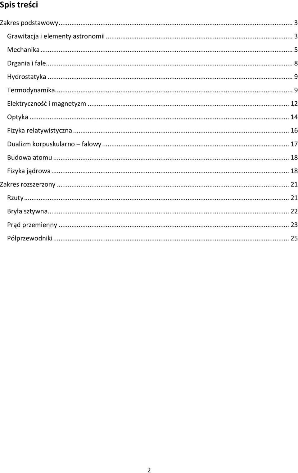 .. 14 Fizyka relatywistyczna... 16 Dualizm korpuskularno falowy... 17 Budowa atomu.