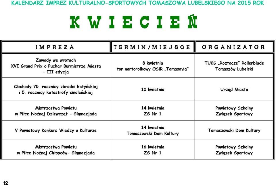 rocznicy zbrodni katyńskiej i 5.