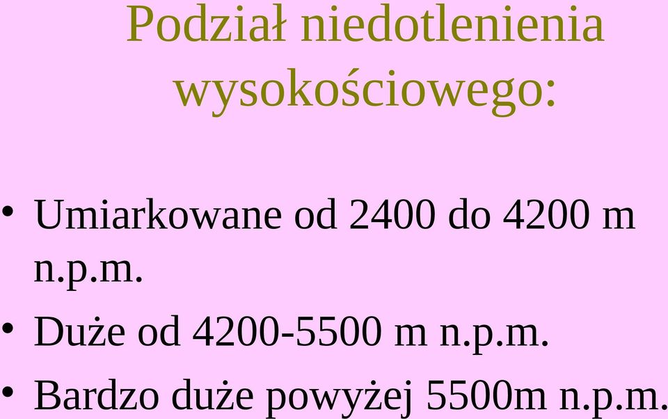 2400 do 4200 m 